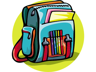 Book free backpack clip. Bookbag clipart 5 bag