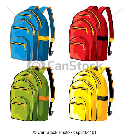 Backpacks panda free . Bookbag clipart backpack