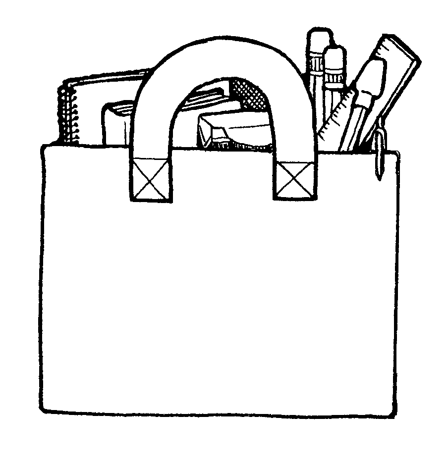 Mormon share book bag. Bookbag clipart border