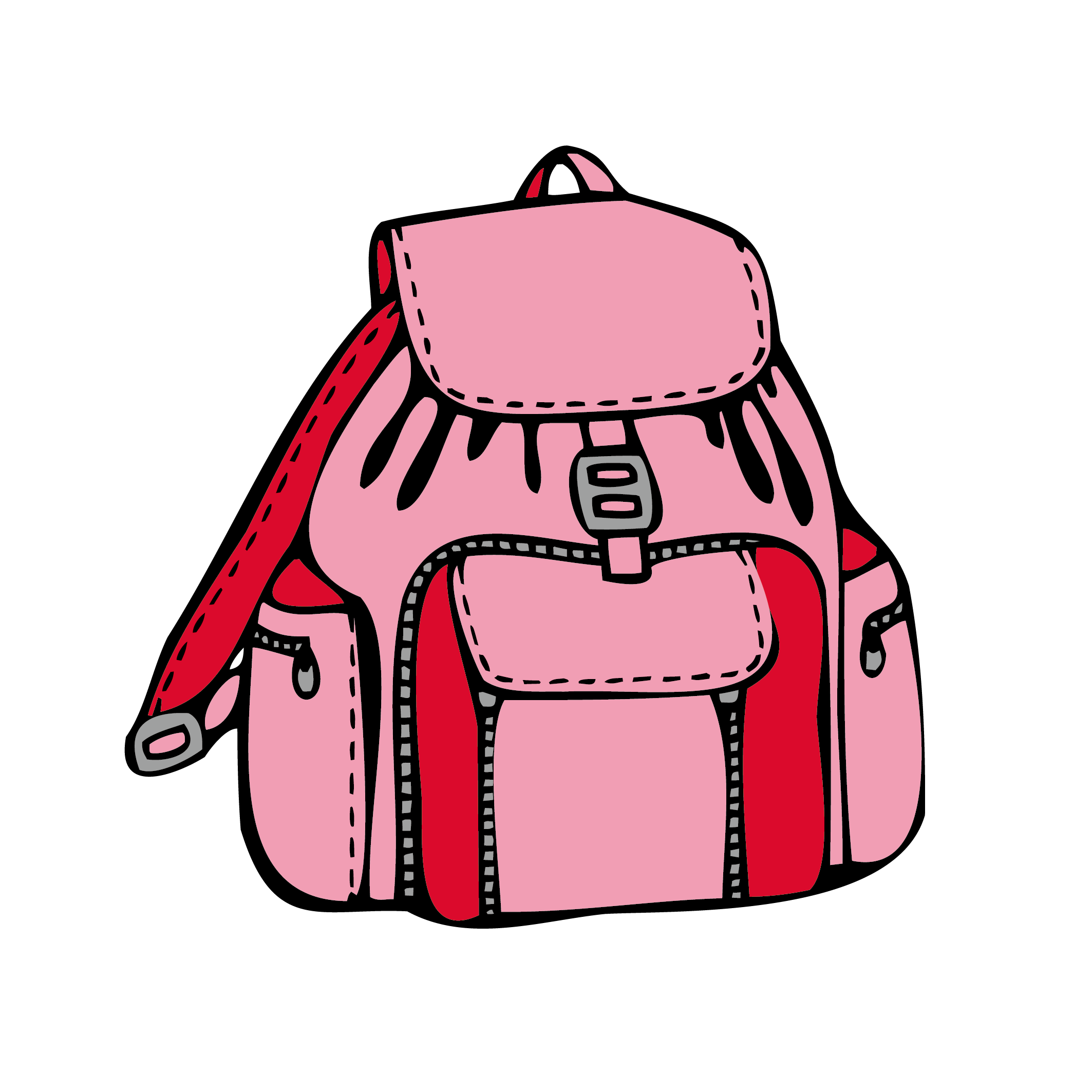 clipart backpack pink backpack