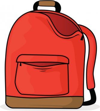 Bookbag clipart red. Bag cilpart glamorous clipartpen