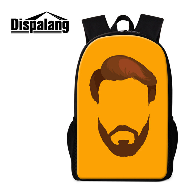 Bookbag clipart student backpack. Dispalang moustache pattern kids