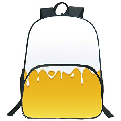 Amazon com and white. Bookbag clipart yellow backpack