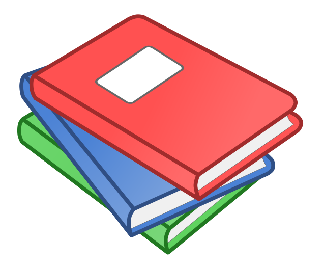 Library clipart books. Animated book clip art