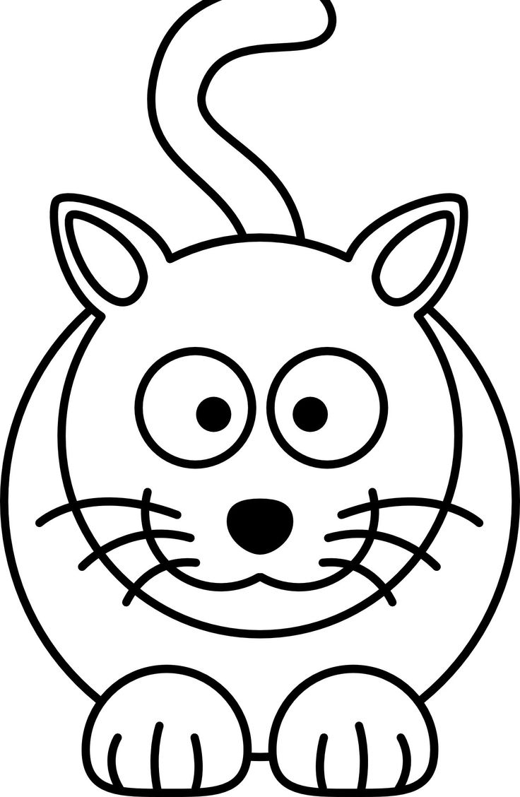  best images on. Cat clipart easy