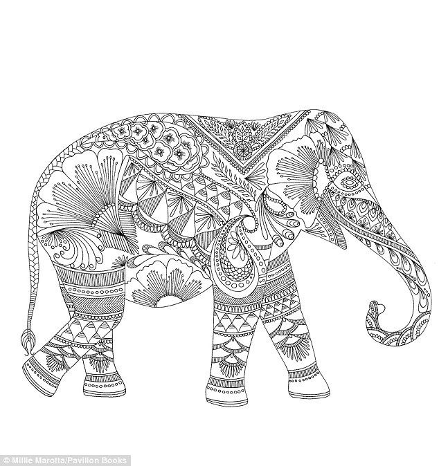Queen of colouring artist. Books clipart elephant