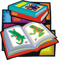 books clipart writing