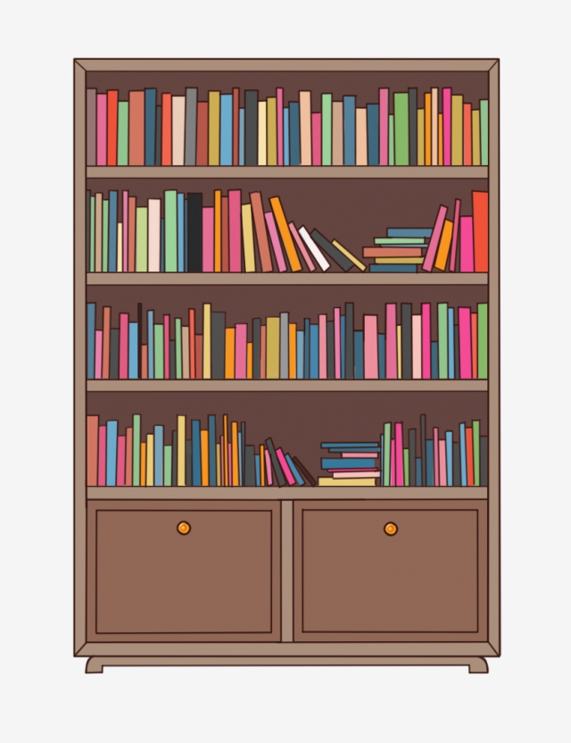 bookshelf clipart book cupboard