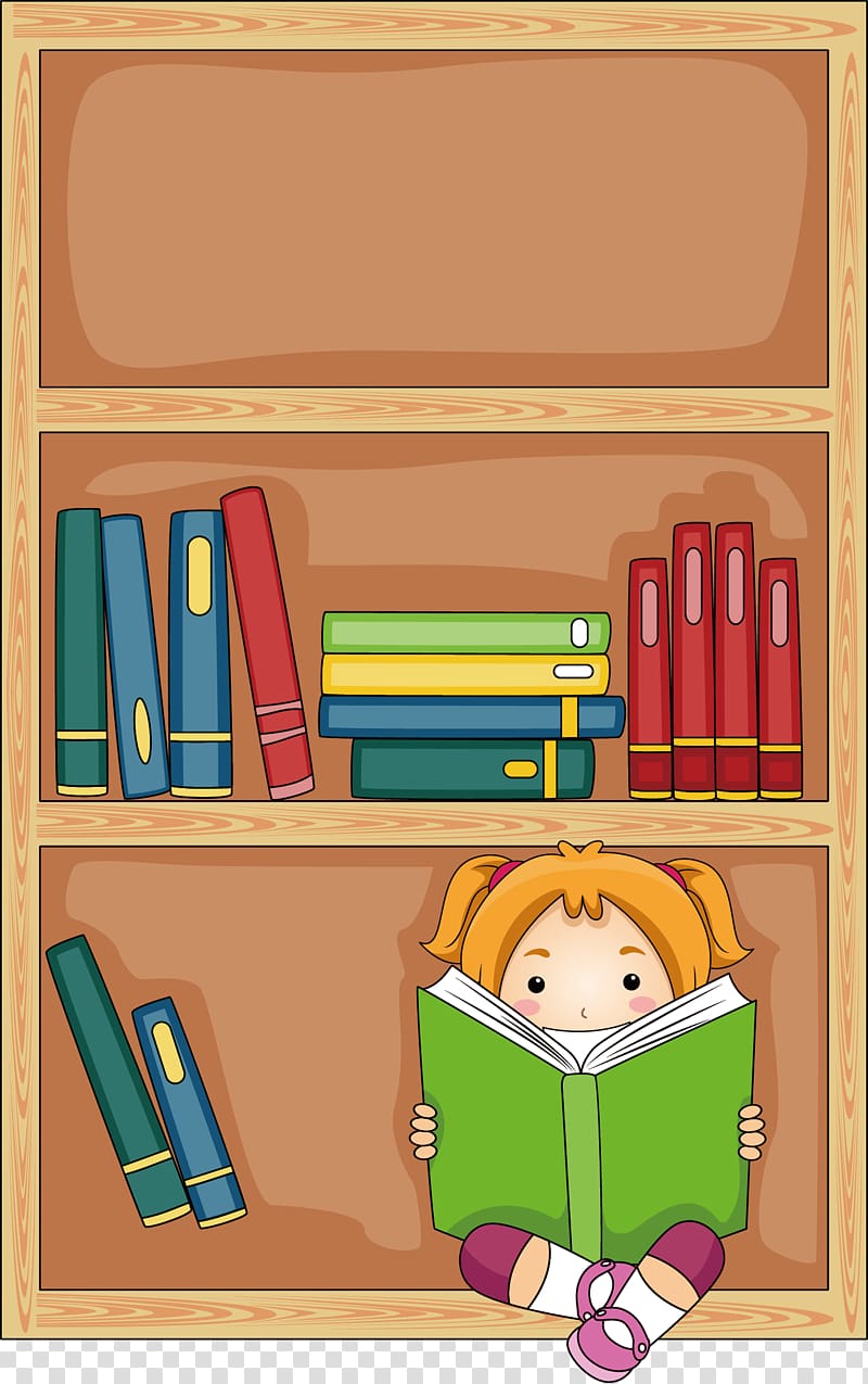 Bookshelf clipart children's, Bookshelf children's ...