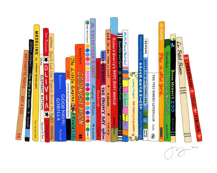 bookshelf clipart children's