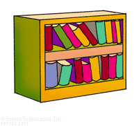 bookshelf clipart clip art