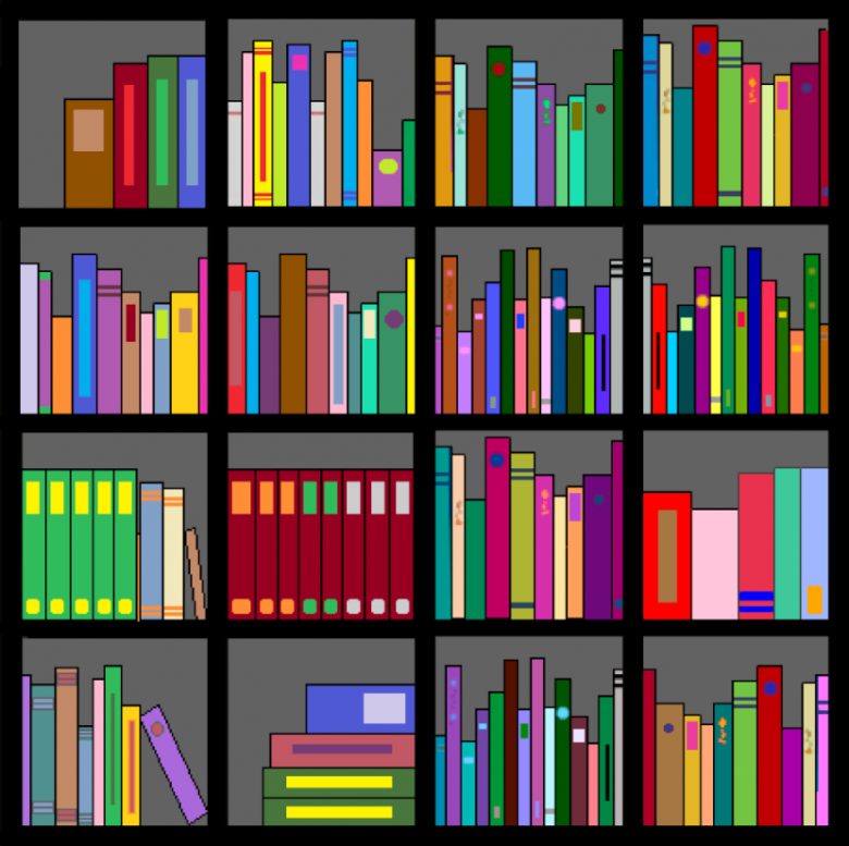 Art gallery best photo. Bookshelf clipart genre