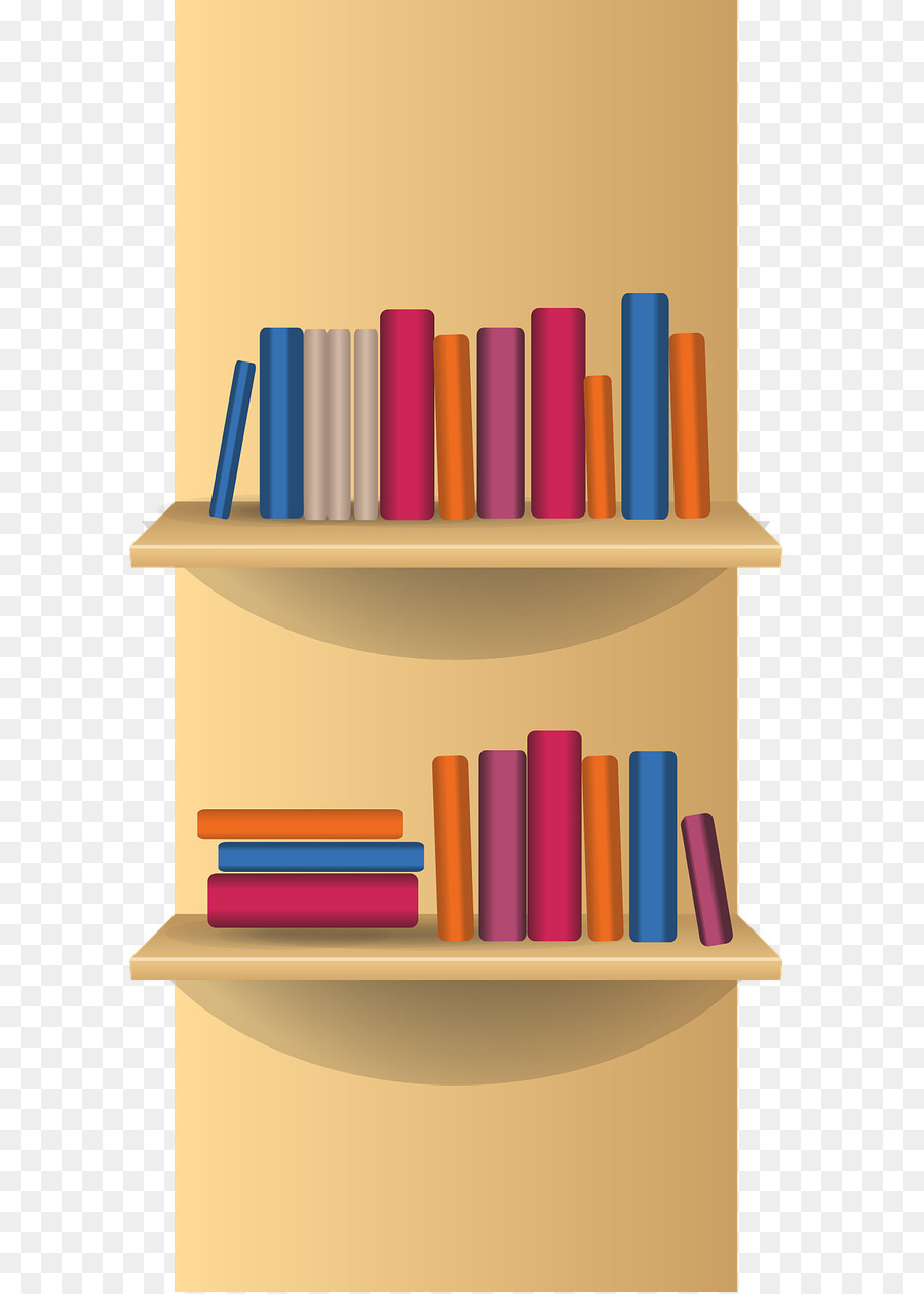 Bookshelf clipart self, Bookshelf self Transparent FREE for download on