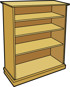 bookshelf clipart small bookshelf