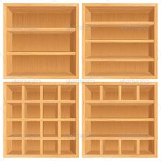 Bookshelf wooden cabinet