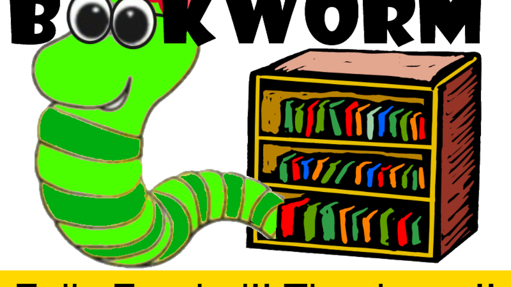 bookworm clipart children's book