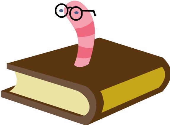 Image of book worm. Bookworm clipart clip art