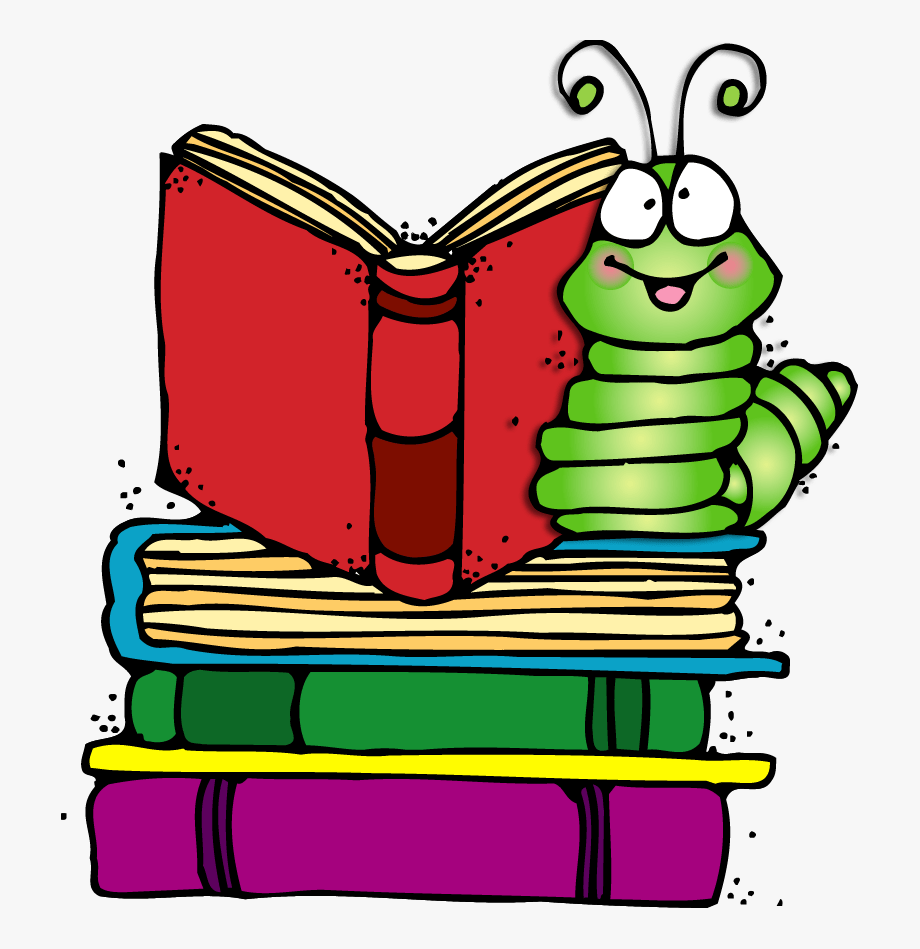 Cute bookworm cliparts . Worm clipart book