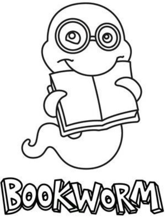 Bookworm clipart drawing. Free download best on