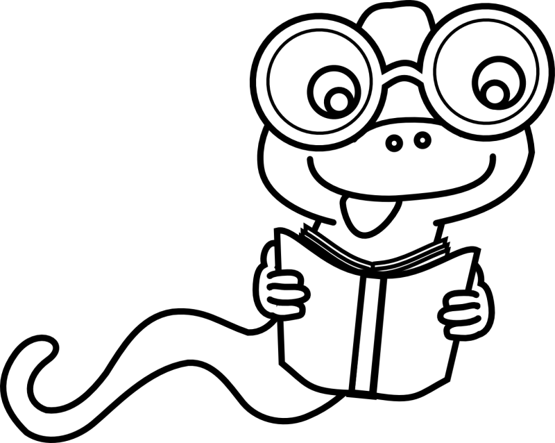 bookworm clipart drawing