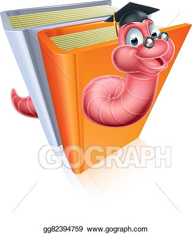 bookworm clipart educational