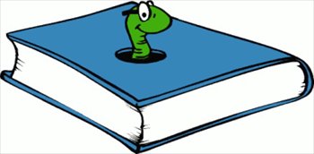 bookworm clipart educational