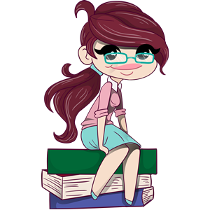 Cliparts of free download. Bookworm clipart lady