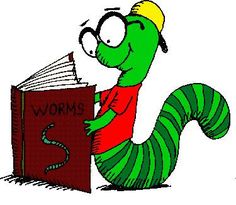 Bookworm clipart library. Book worm picture patti