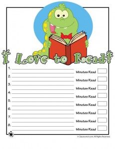 bookworm clipart reading diary