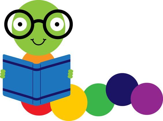 bookworm clipart reading diary