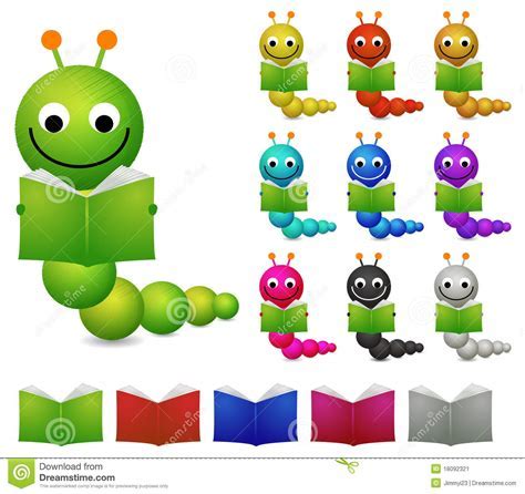 bookworm clipart time