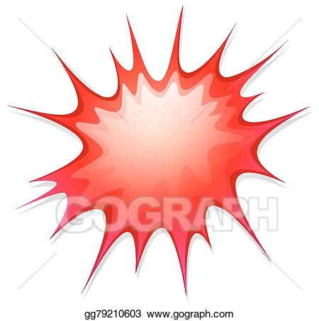 boom clipart red