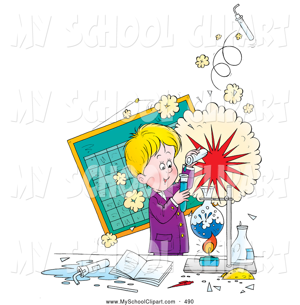 clipart science explosion