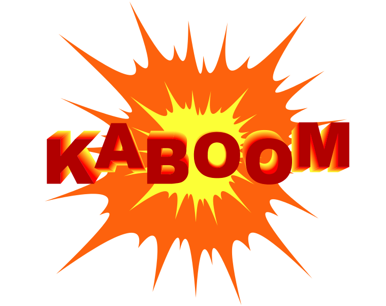 boom clipart science explosion