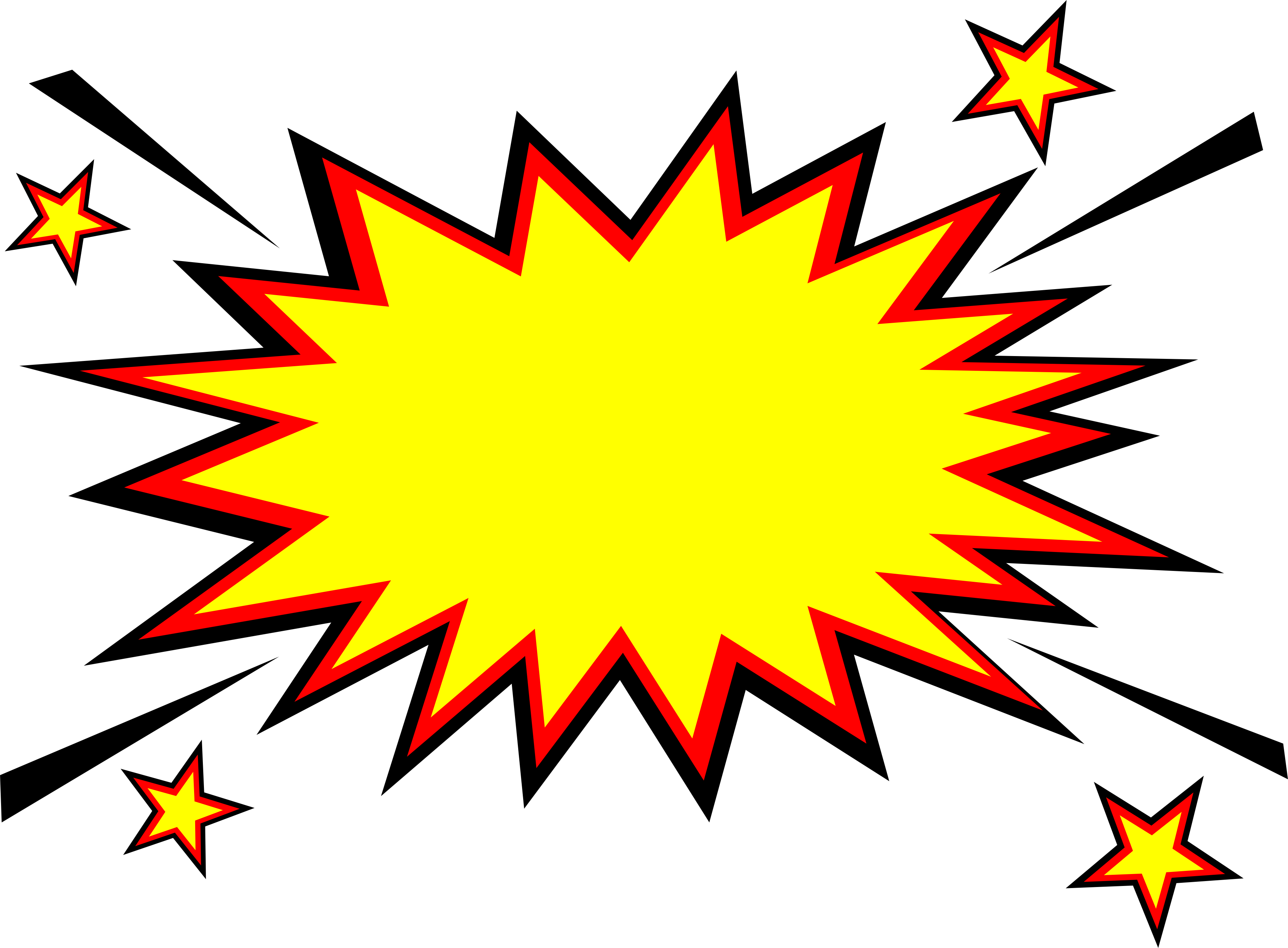  comic boom explosion. Png to vector free