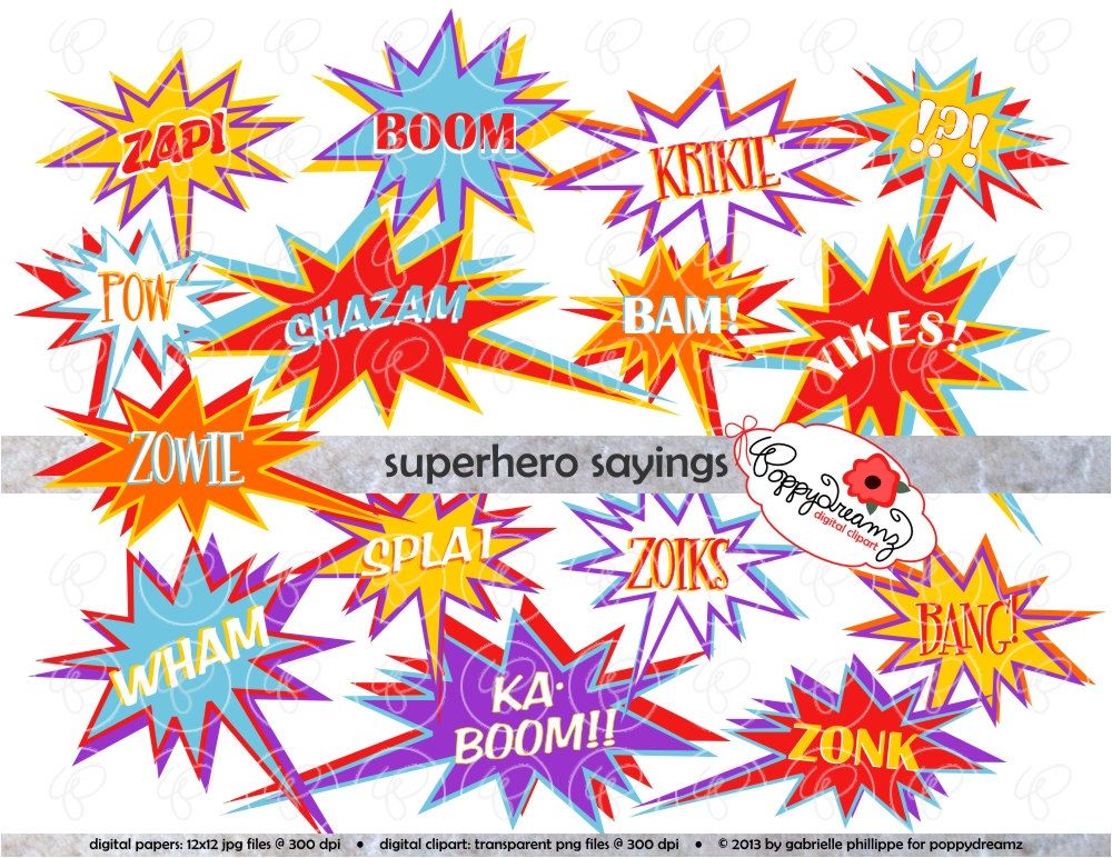Boom clipart superheroes marvel. Super hero quotes inspirational