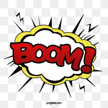 boom clipart transparent background