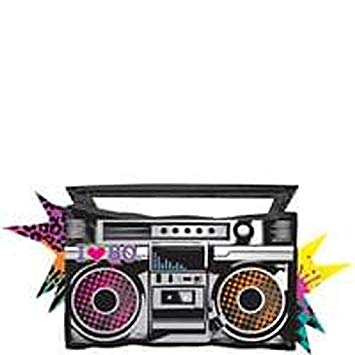 Amazon com totally s. Boombox clipart 80's party