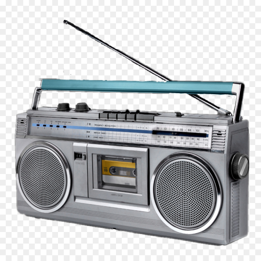 Boombox clipart cassette player. Tape technology product radio