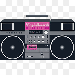Png vectors psd and. Boombox clipart cassette player