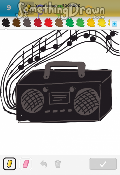 boombox clipart draw something