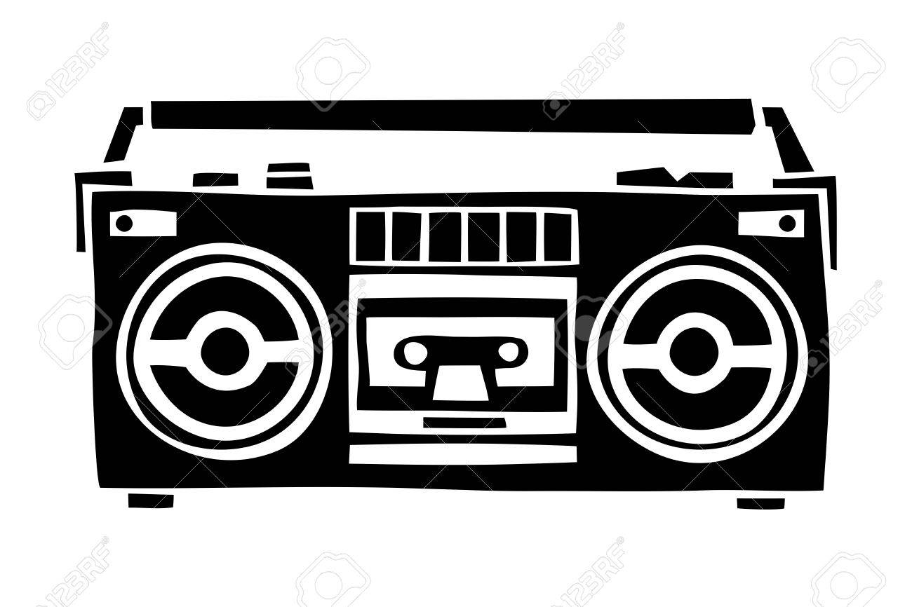 School drawing free download. Boombox clipart old fashioned