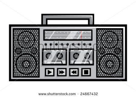 Boombox clipart old school. Ghetto clip art drawing