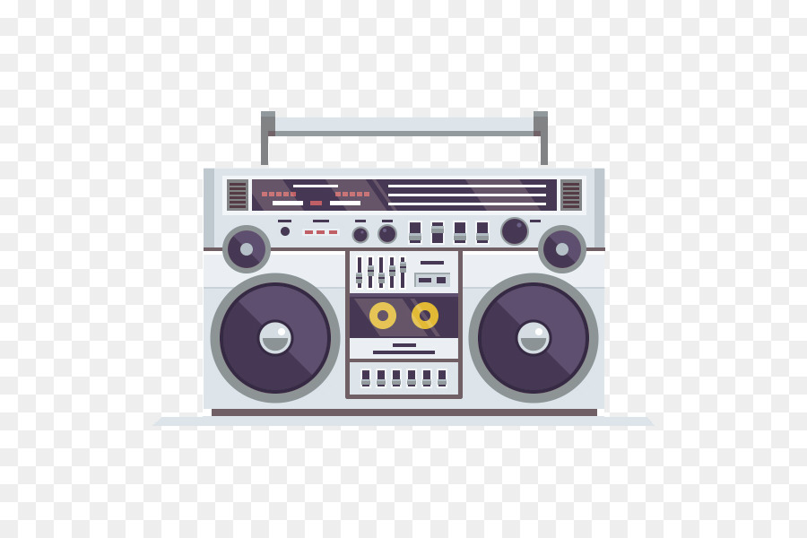 Videocassette radio png download. Boombox clipart tape recorder