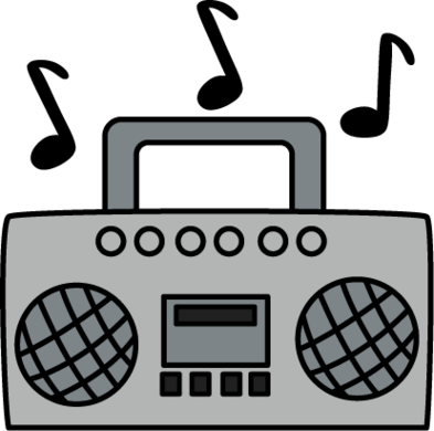 boombox clipart transparent background