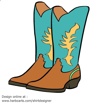 Cartoon cowboy boot free. Boots clipart animated