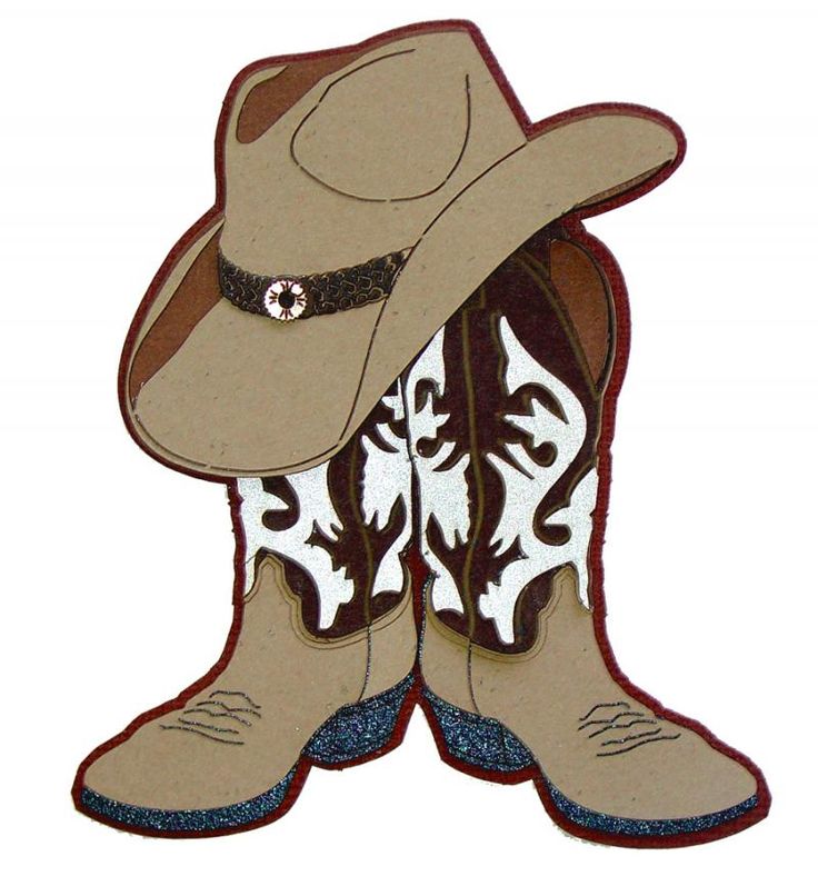Hat and drawing at. Boots clipart cowboy boot