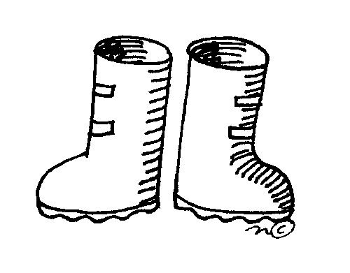 boots clipart drawing