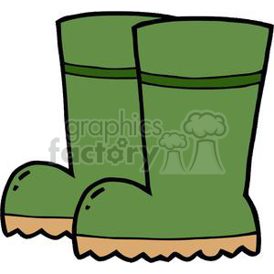 boot clipart green boot