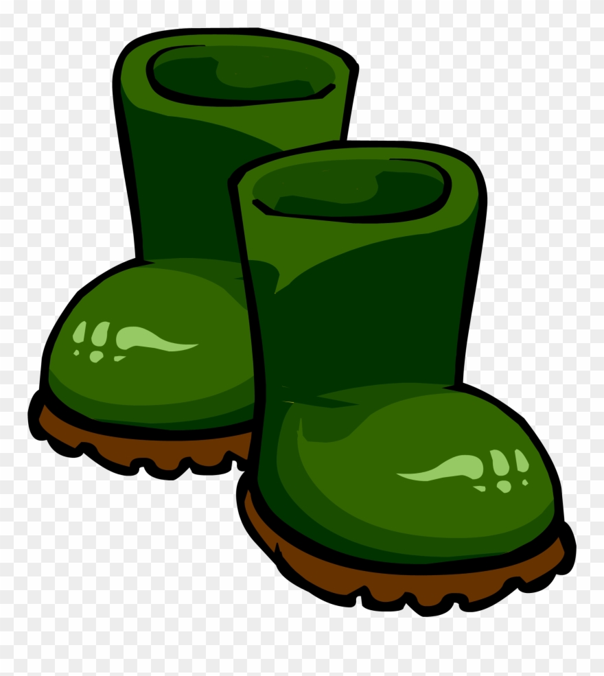 boots clipart green boot